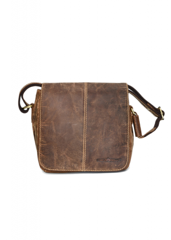 Vintage-Leder Umhängetasche, braun